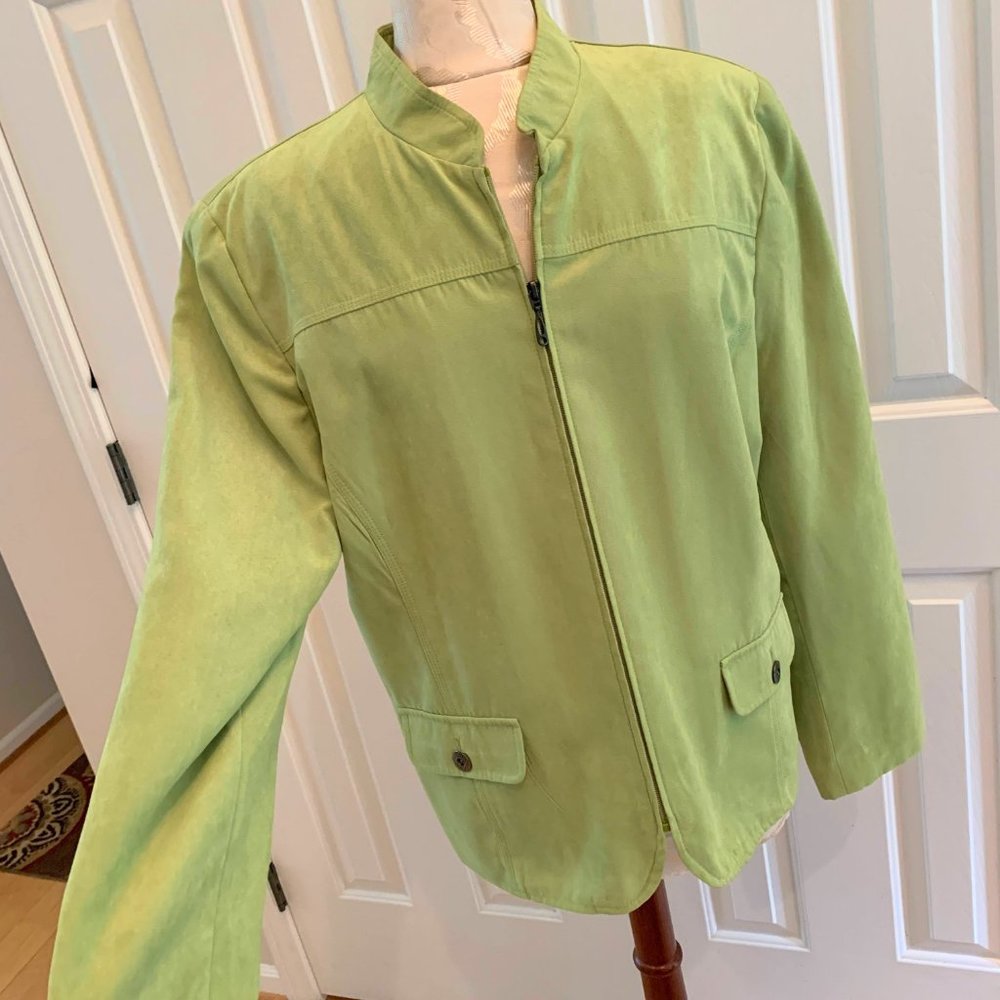 Alfred Dunner Suede-like Jacket 18